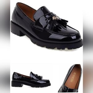 Women's high shine shoes